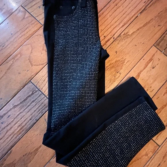 NWOT Rag and Bone coal black beaded denim 28 - Picture 7 of 7